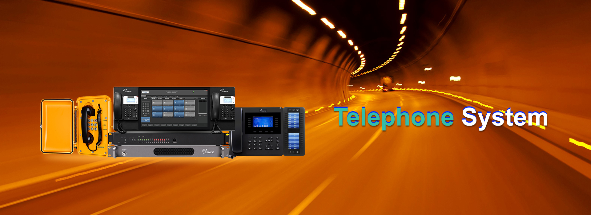 tunnel telephone system