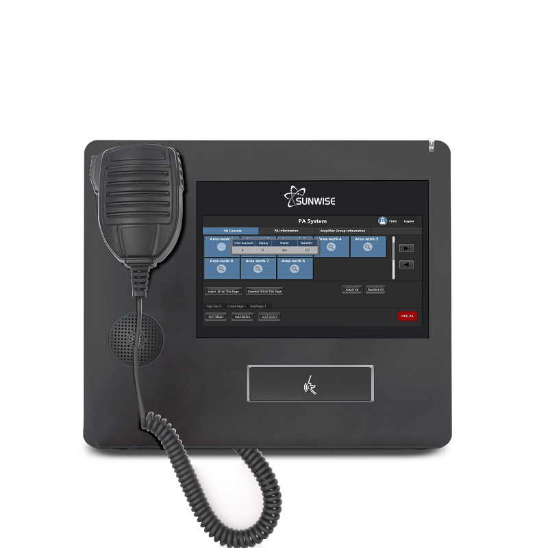 Call station with hand-held microphone